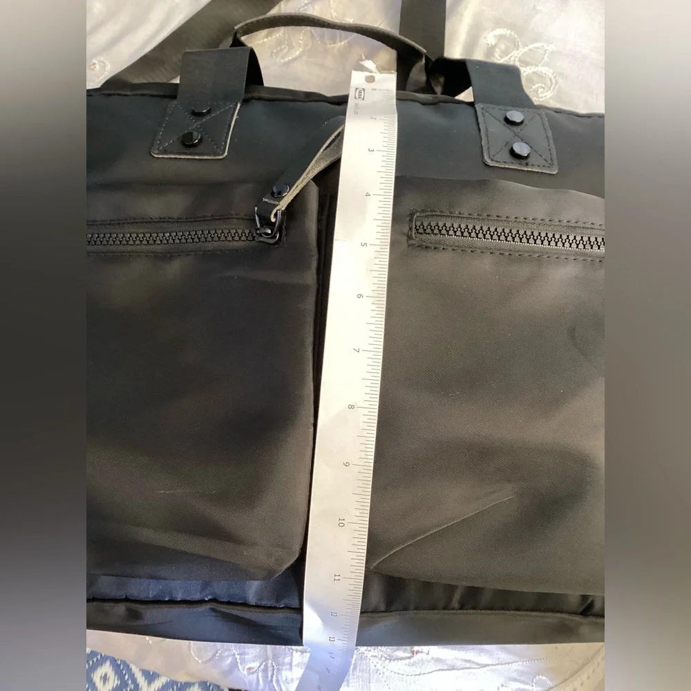 NWOT Elegant Black Soft Briefcase or Weekend Bag
